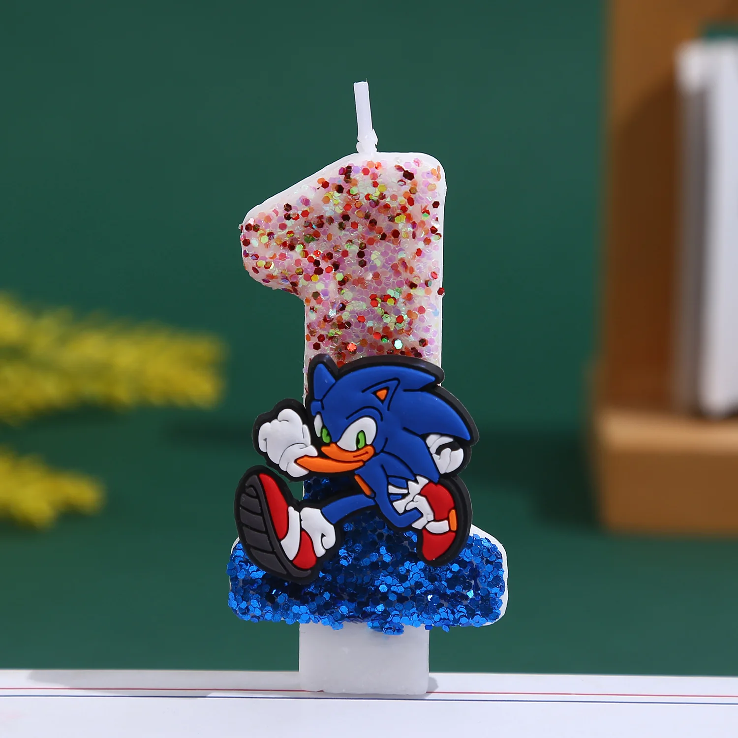 Vela Azul Sonices com Números  - Your Candle Supplies avaliação e preço