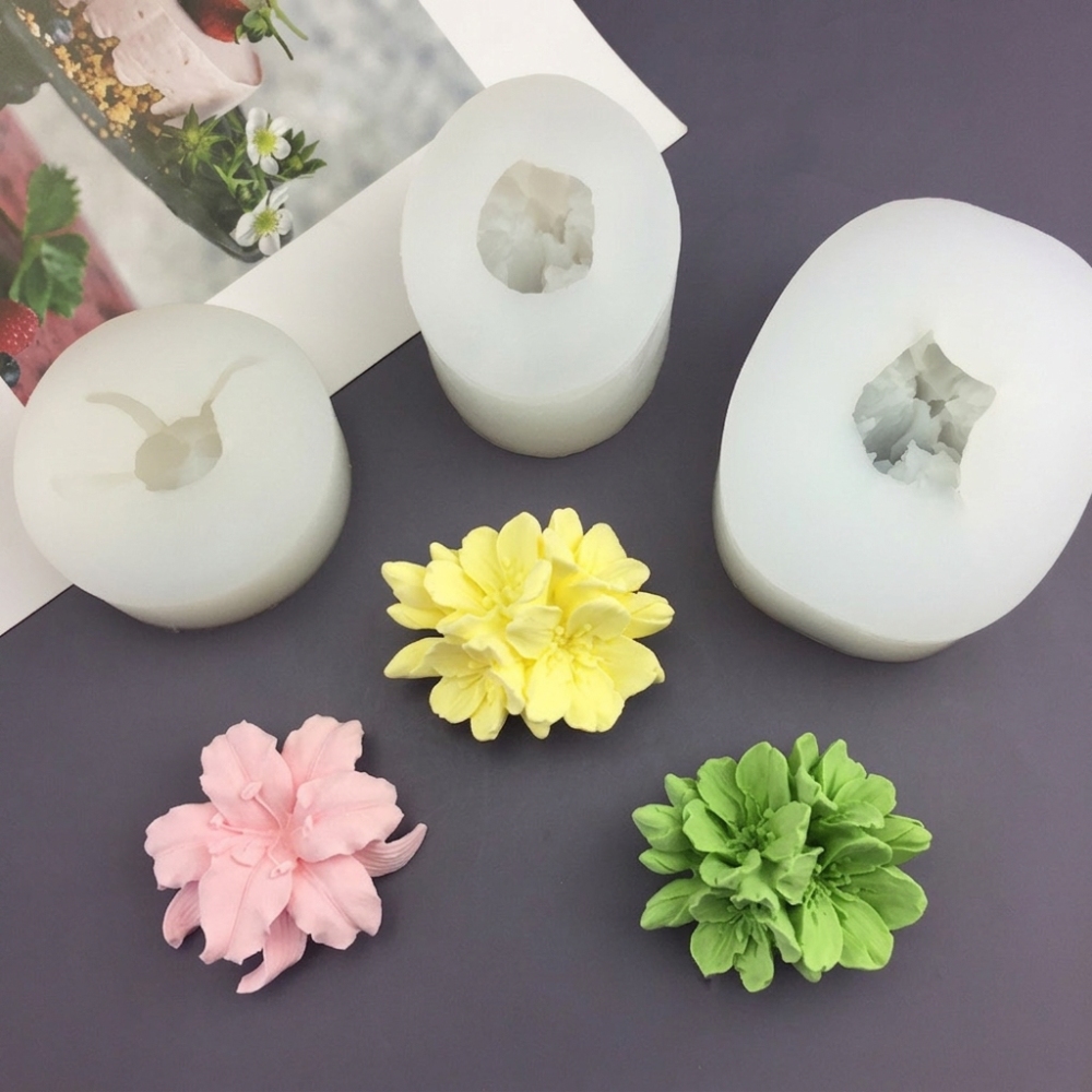Molde de Silicone Flor de Cere - Candle For Supplies avaliação e preço